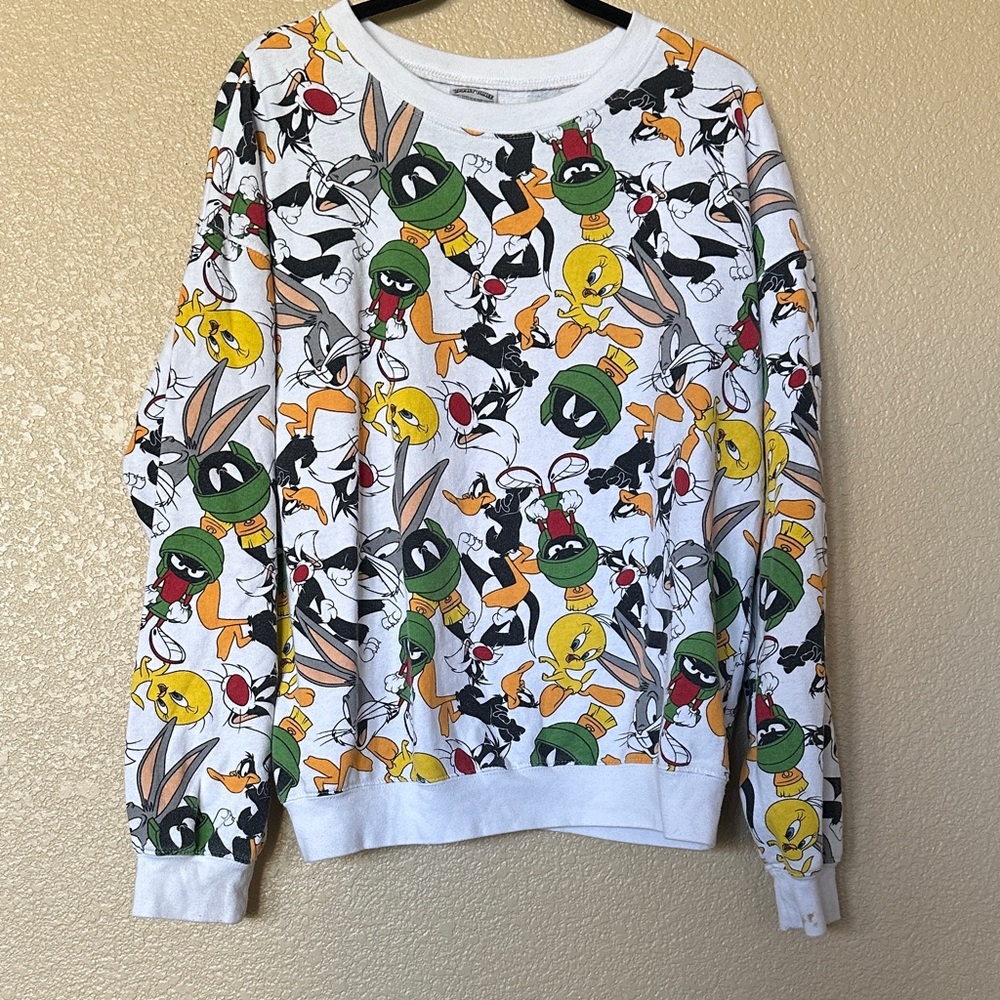 Warner Bros. Looney Tunes White Sweatshirt